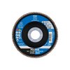 Pferd 4-1/2" x 7/8" A.H. POLIFAN® Flap Disc - A SG STEELOX, Aluminum oxide, 60 Grit, Flat 62152